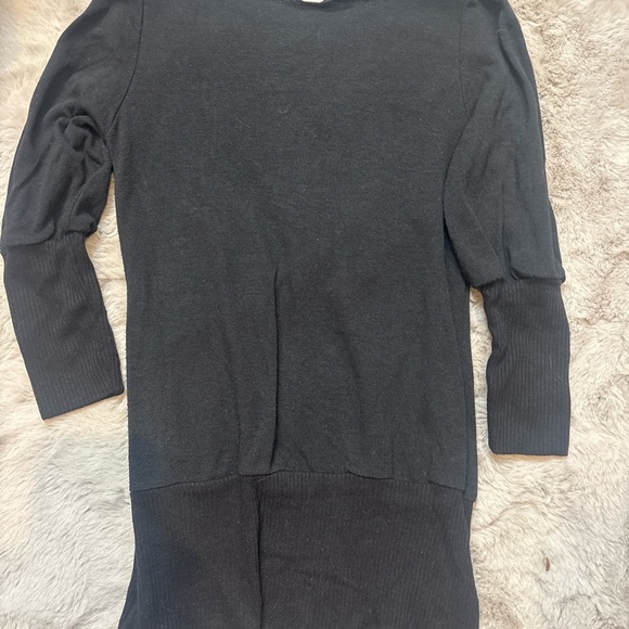 Black Sweater with White Butterfly Design - Picture 5 of 5